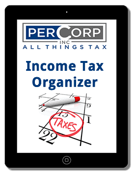 Income tax organizer