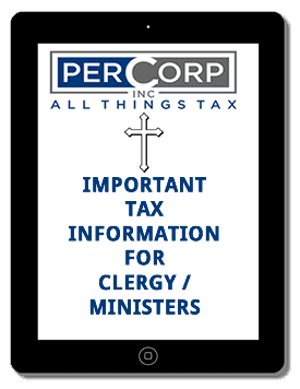 tax information for clergy and ministers